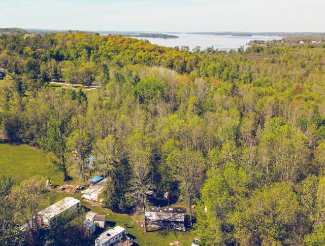 Aerial View of Heritage on the Lake