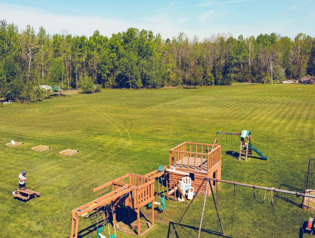 Aerial View of Heritage on the Lake Playground