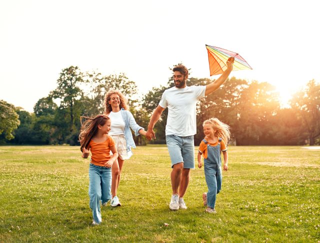 Happy family fun