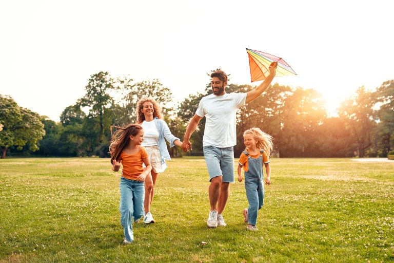 Happy family fun